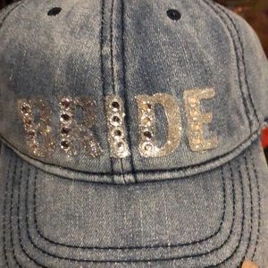 Shimmer Rhinestone Demin Caps